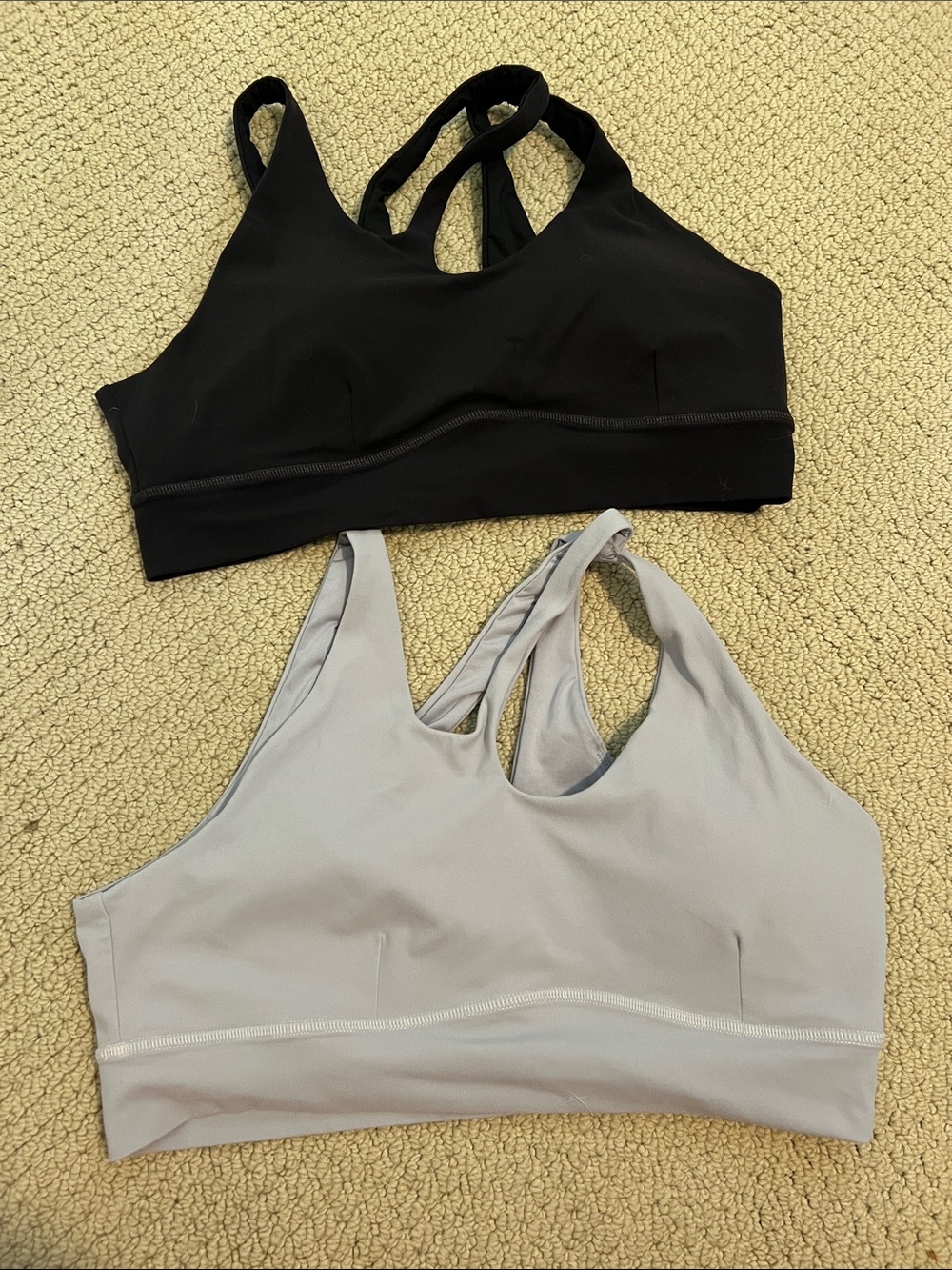 Zella Studio Luxe Asymmetric Sports Bras